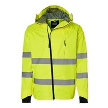 aerial view a lime/ black kishigo - premium black series(r) windbreaker, image 1 of 6