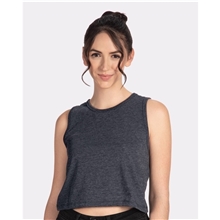a group of next level - womens festival crop tank top