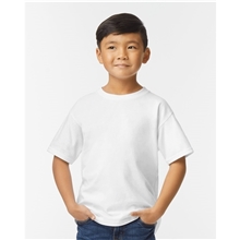 a group of gildan - softstyle(r) youth midweight t - shirt