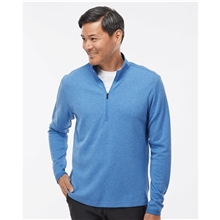 a group of adidas - 3- stripes quarter - zip sweater