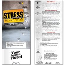 aerial view a as shown pocket slider - stress management identify your stress triggers, image 1 of 3