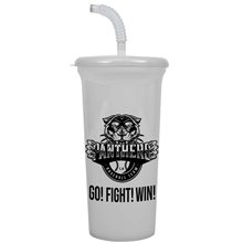 aerial view a group of super sipper 32 oz sport sipper cup with lid, image 1 of 12