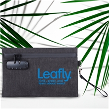 a group of smell proof stash bag with combination lock.