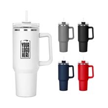 aerial view a group of hippo lite mug straw lid 40 oz, image 1 of 2