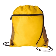 a athletic gold mesh pocket sportpack drawcord