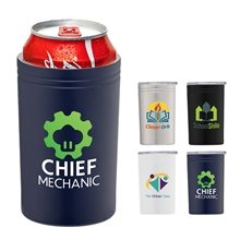 aerial view a group of chill - 11 oz 2- in -1 tumbler can insulator - colorjet, image 1 of 2
