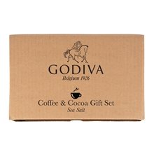 aerial view a kraft godiva coffee and cocoa gift set - sea salt, image 1 of 7