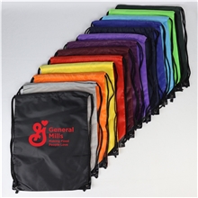 a group of 210d drawstring backpack