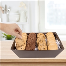 aerial view a group of fresh beginnings cookie gift tray, image 1 of 3