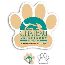 a group of paw stock shape stickers