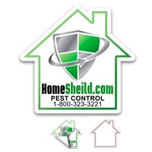 a group of house stock shape stickers