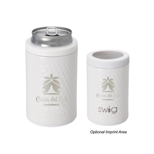a group of 12 oz swig life(tm) sports action golf pocket can cooler