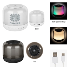 a group of wireless speaker with touch sensor night light