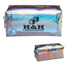 a group of hologram vanity bag