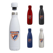 aerial view a group of h2go force copper vacuum insulated bottle 17 oz, image 1 of 3
