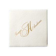 a group of linen - esque(r) beverage napkins