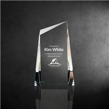 aerial view a clear prism wedge optically perfect award, image 1 of 2