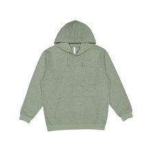 aerial view a bamboo blackout lat adult pullover fleece hoodie, image 1 of 2