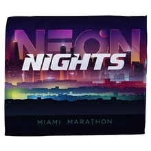 aerial view a group of terry microfiber rally towel 15 x 18 - full color, image 1 of 2