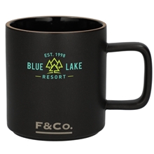 aerial view a black field co stoneware mug 11oz, image 1 of 3
