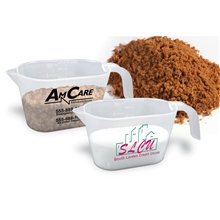 a group of cooks choice translucent one - cup measuring cup