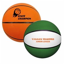 a group of 29 full - size rubber basketball colors