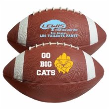 a group of 12 mid - size rubber football