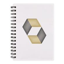 aerial view a white mini pocket buddy notebook, image 1 of 2