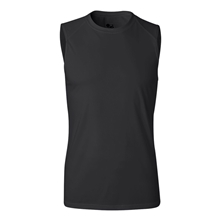 aerial view a black badger b - dry sleeveless t - shirt, image 1 of 3