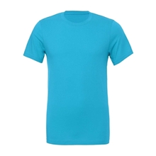 aerial view a aqua bella + canvas - unisex short sleeve jersey t - shirt - 3001, image 1 of 3