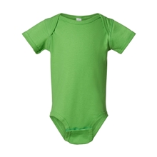 aerial view a apple rabbit skins fine jersey infant lap shoulder creeper, image 1 of 3