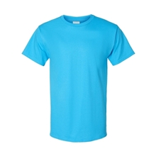 aerial view a aquatic blue hanes - tagless(r) t - shirt - 5250, image 1 of 3