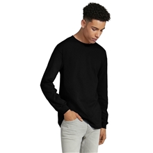 a black american apparel(r)relaxed long sleeve t - shirt