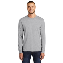 aerial view a ash port company(r) tall long sleeve core blend tee, image 1 of 6