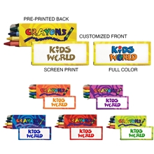a group of non - toxic 4- pack wax crayons