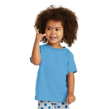 aerial view a aquatic blue port co(tm) toddler core cotton tee, image 1 of 5