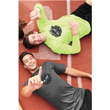 a group of port co(r) long sleeve performance blend tee