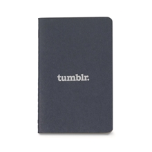 aerial view a sapphire moleskine(r) cahier ruled pocket journal, image 1 of 3