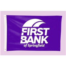 a custom 3- ft. h x 5- ft. w team flag (single side print)