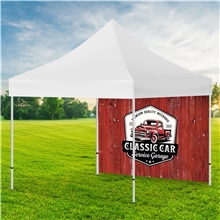 a custom full wall for 10- ft. tent full color