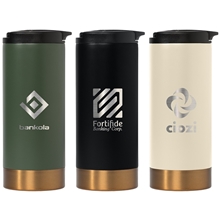 a group of astrid - 12 oz double wall stainless steel tumbler - laser