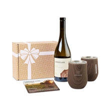 aerial view a walnut limerick lane cellars a toast to you wine corkcicle(r) stemless gift set, image 1 of 2