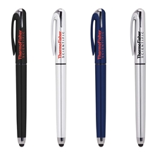 a group of basecamp river recycled plastic hybrid writing pen