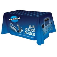 aerial view a group of flat table cover 3- sided 6, image 1 of 2