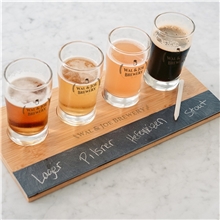 a group of 5 oz craft beer taster glass