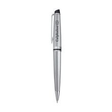 aerial view a stainless steel - silver trim waterman expert ballpoint, image 1 of 3