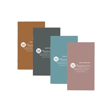 a group of metallic color cardstock cover monthly pocket planner