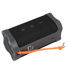 aerial view a black skullcandy terrain bluetooth speaker, image 1 of 9