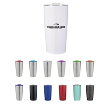 aerial view a group of 20 oz odin vacuum insulated stainless steel tumbler, image 1 of 6