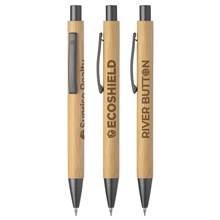 a group of bambowie bamboo mechanical pencil - laser